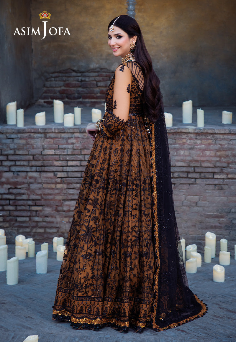 AJYV-08 EMBROIDERED NET 3 PCS